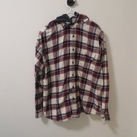 American Eagle hooded flannel shirt. Super Soft. Excellent Condition. Size XL. - Picture 1 of 4
